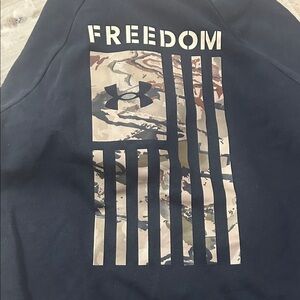 Under Armour Men's Black Freedom Hoodie